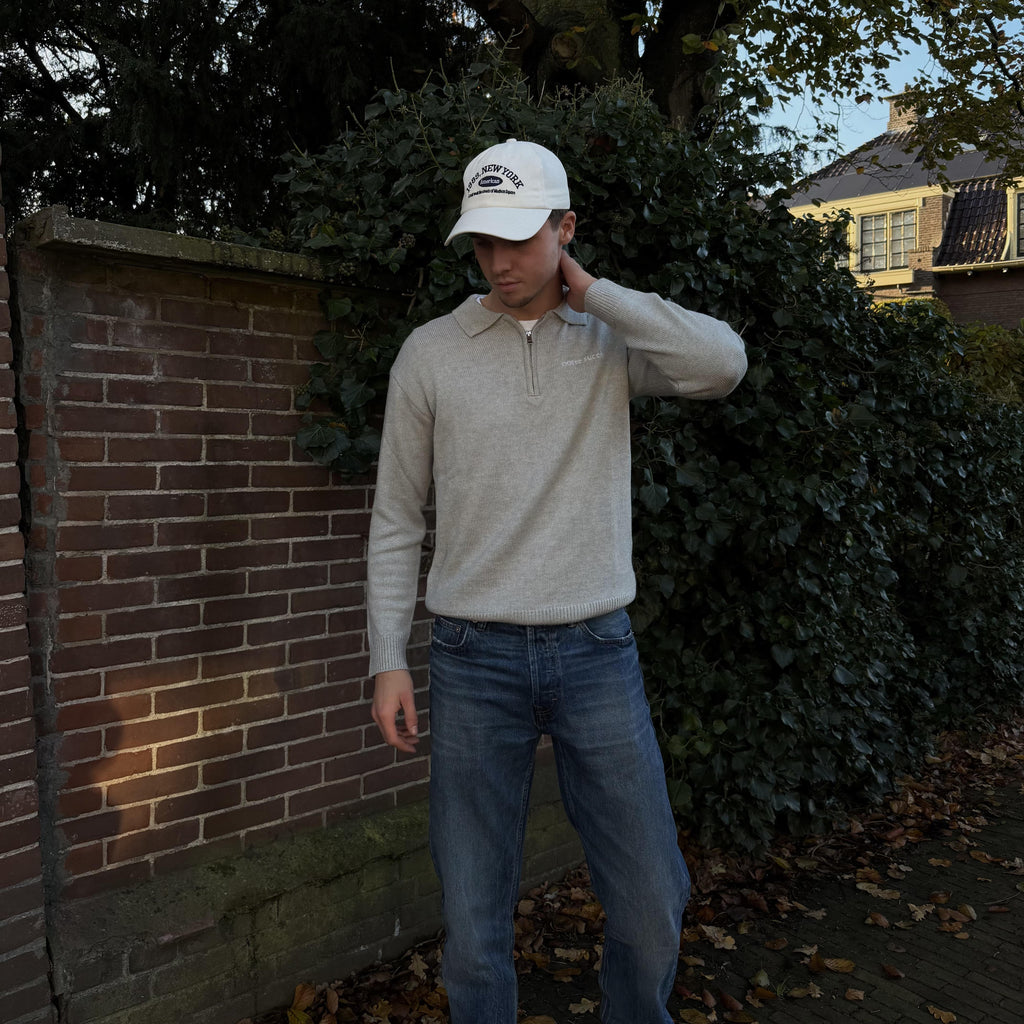 Wool Half Zip