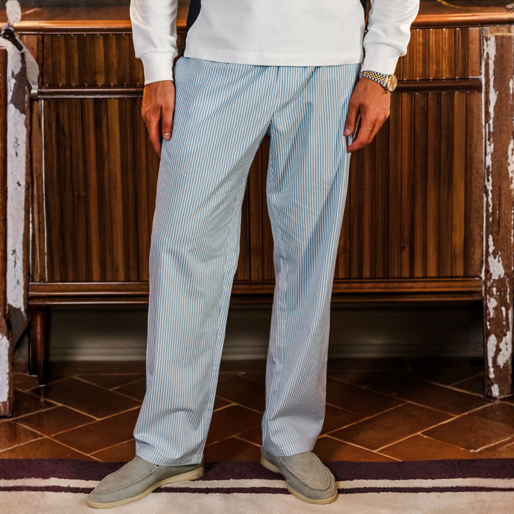 Yacht Club Striped Pants